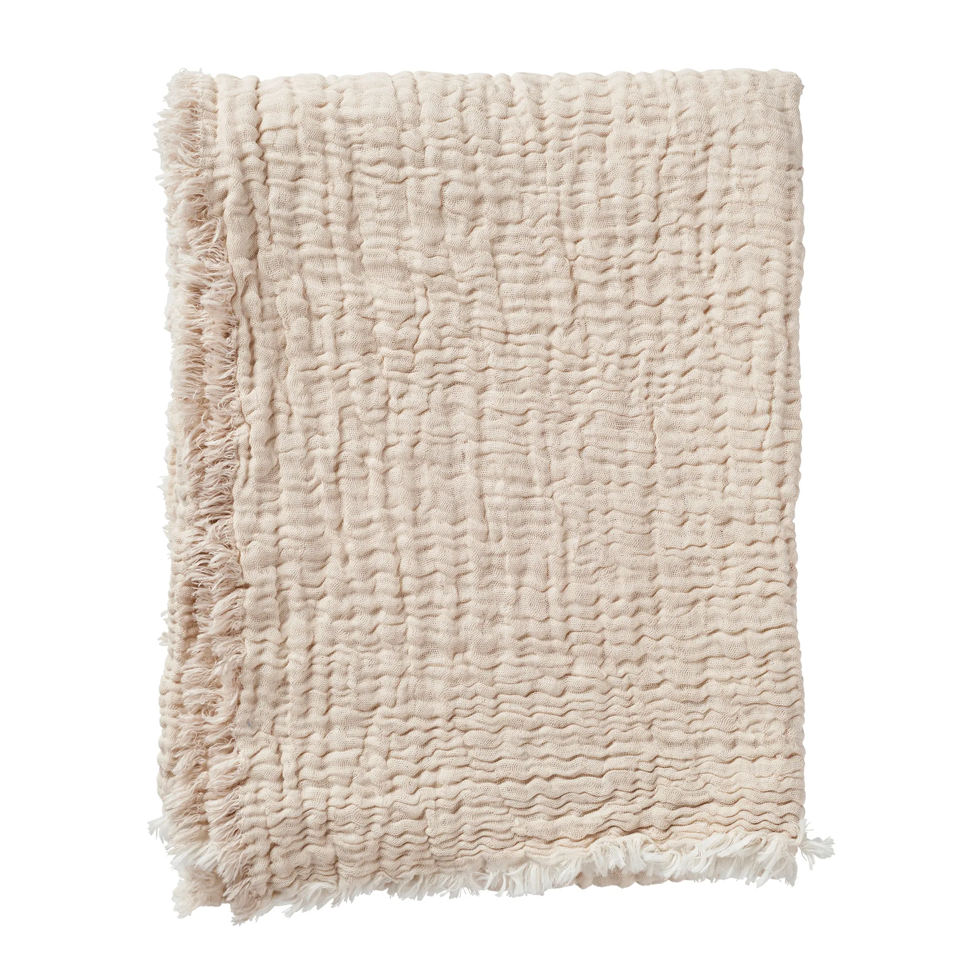 Couverture Duo, Beige Klippan Yllefabrik