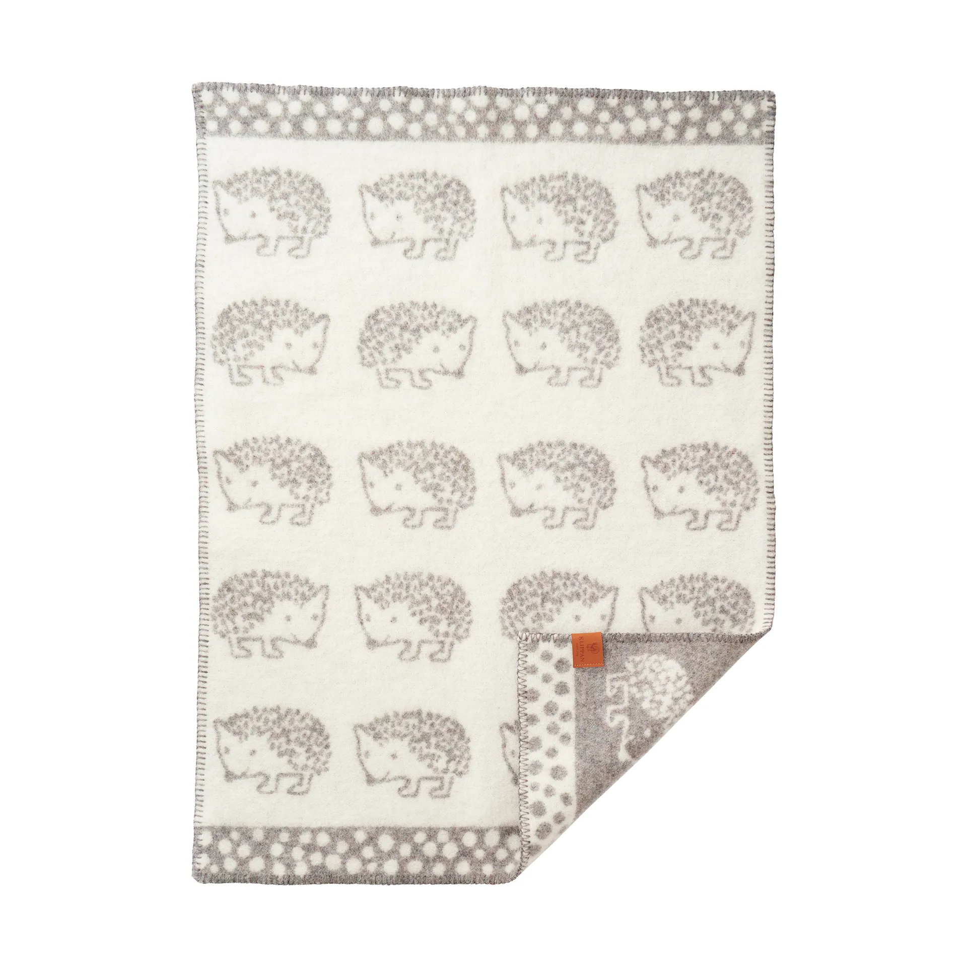 Couverture enfant Hedgehog 65x90 cm, Gris Klippan Yllefabrik