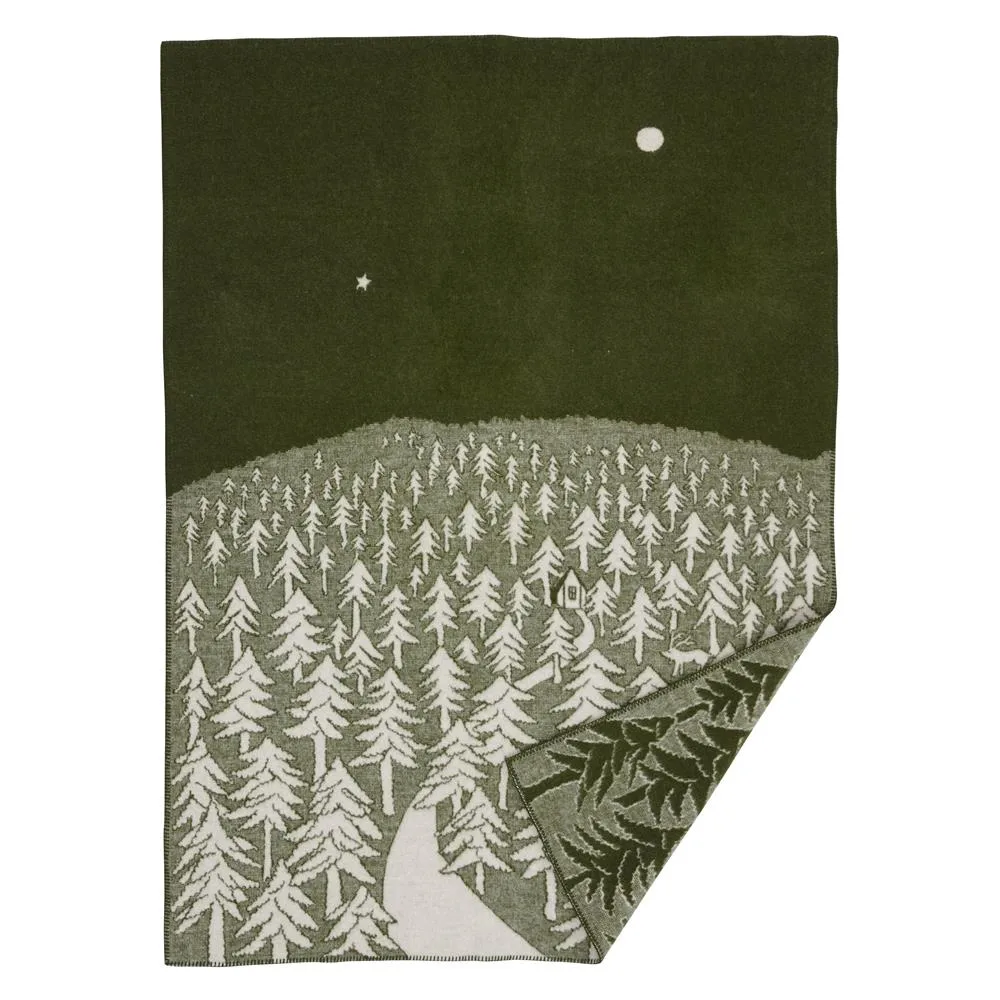 Couverture House in the Forest, vert Klippan Yllefabrik