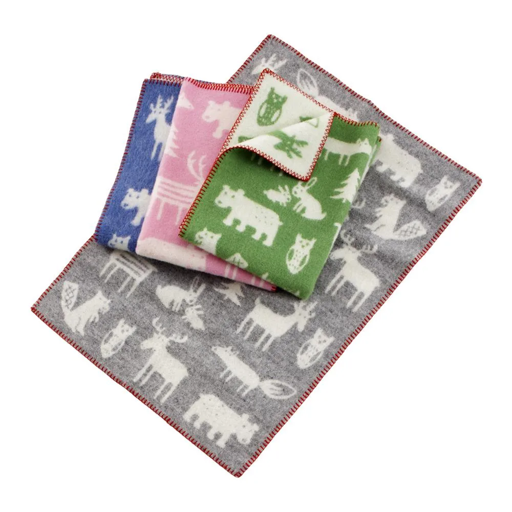 Couverture pour enfant Forest, gris Klippan Yllefabrik