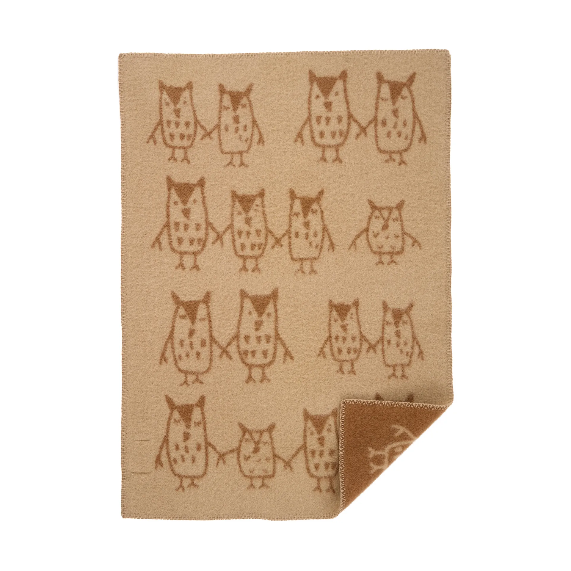Couverture pour enfant Hand in Hand 65x90 cm, Taupe Klippan Yllefabrik