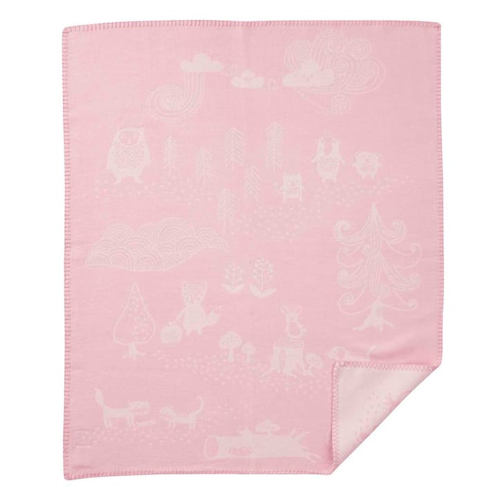 Couverture pour enfant Little bear - rose - Klippan Yllefabrik