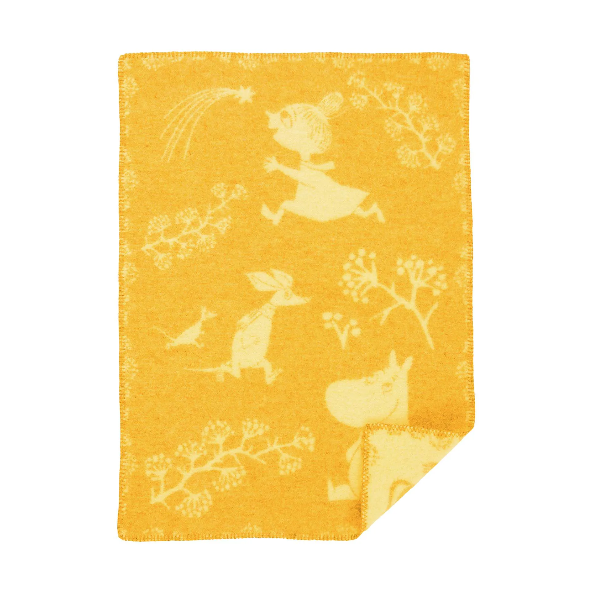 Couverture pour enfant Moomin Winterland 65x90 cm, Winter sun Klippan Yllefabrik