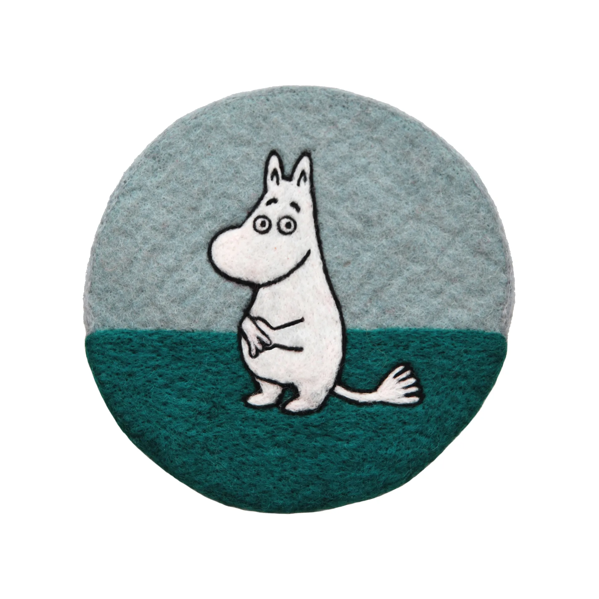 Dessous de plat Moomin Ø21 cm, Bleu Klippan Yllefabrik