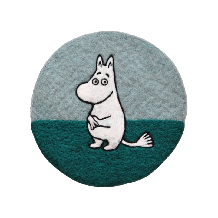 Dessous de plat Moomin Ø21 cm - Bleu - Klippan Yllefabrik