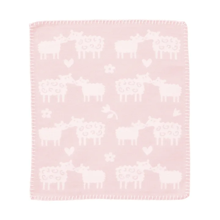 Doudou Bää - Soft pink, 34x40 cm - Klippan Yllefabrik