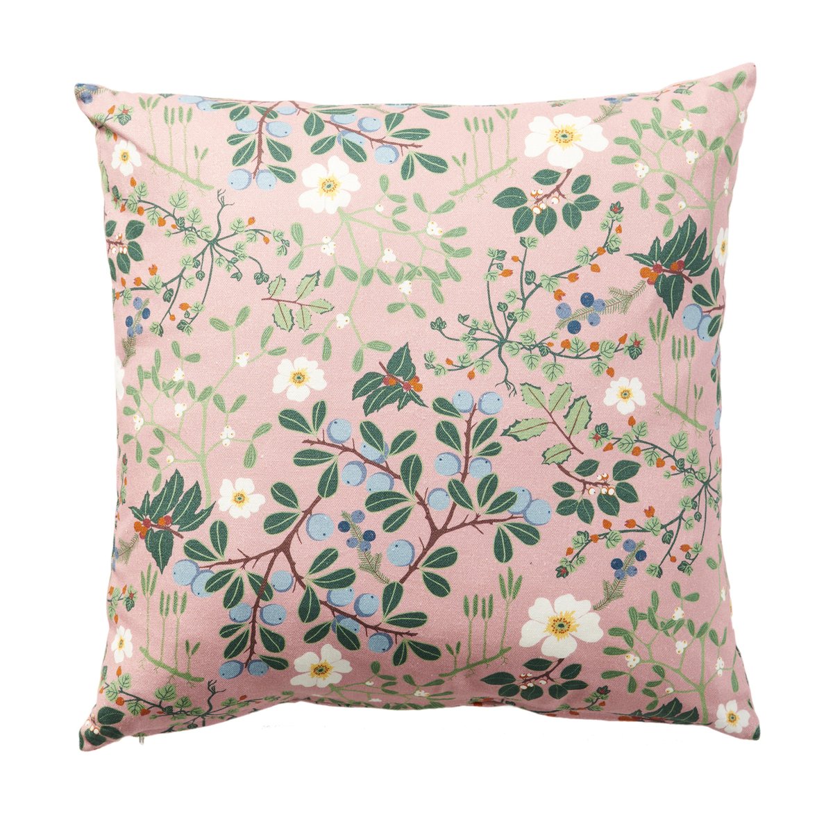 Klippan Yllefabrik Housse de coussin Blackthorn rose