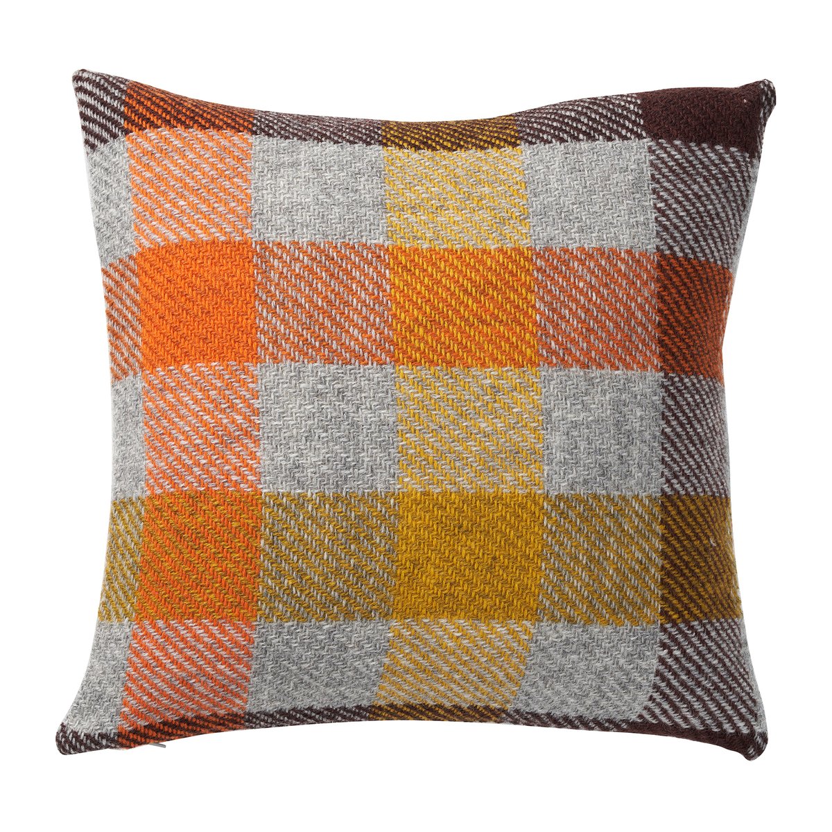 Klippan Yllefabrik Housse de coussin Gotland 45x45 cm Multi-jaune