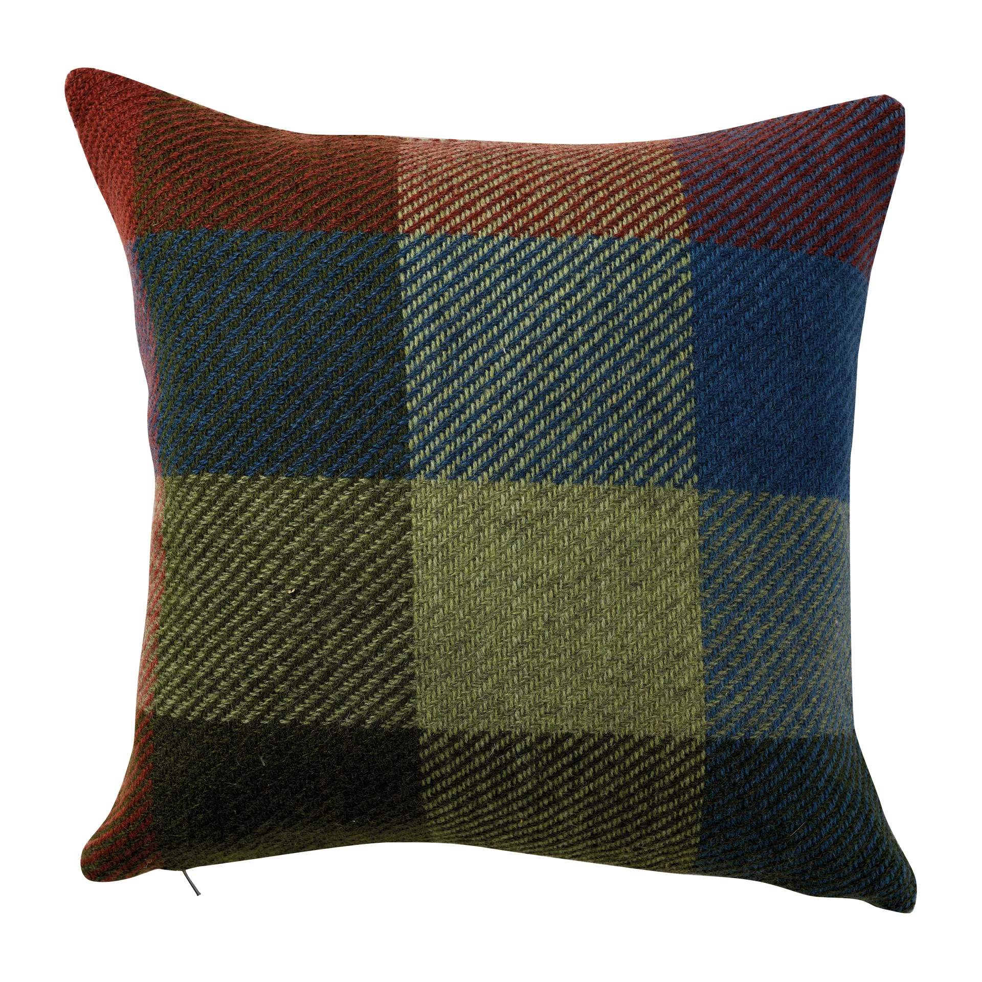 Housse de coussin Gotland 45x45 cm, Multi-vert Klippan Yllefabrik