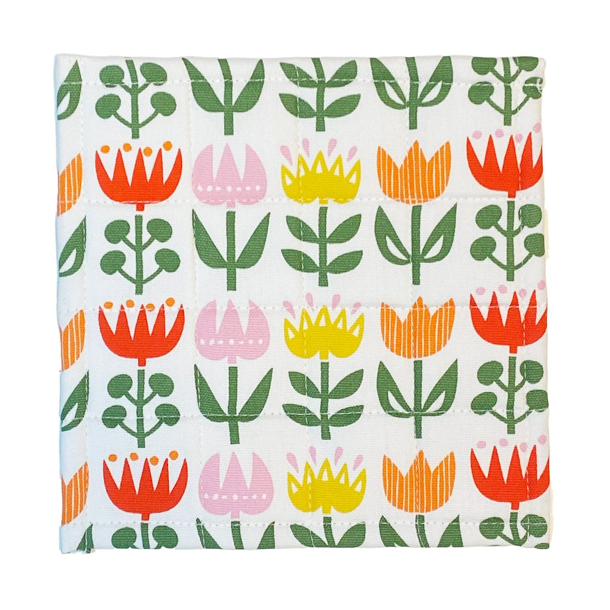 Klippan Yllefabrik Manique Tulip 20x20 cm Multi | Design Scandinave | Maniques & gants isolants | Multi