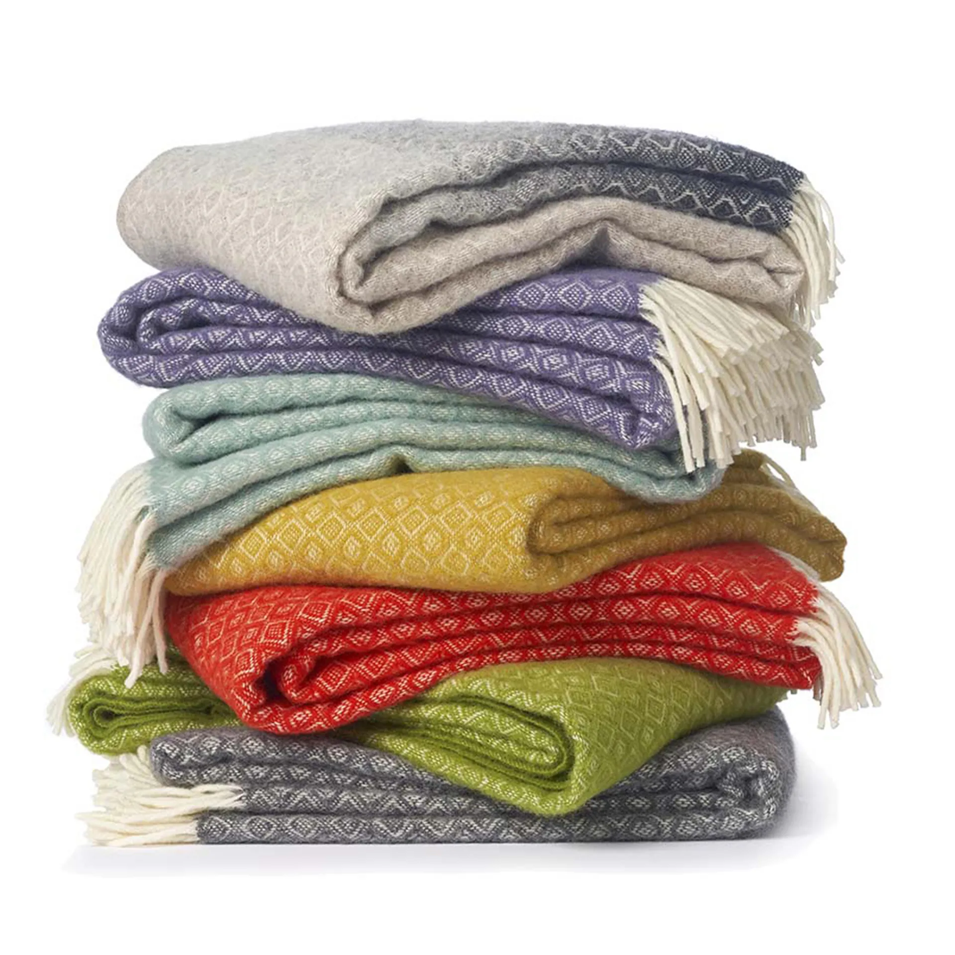 Plaid de laine Havanna, naturel Klippan Yllefabrik