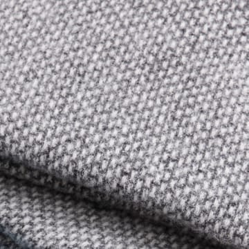 Plaid en laine Domino - gris foncé - Klippan Yllefabrik