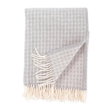 Plaid en laine Loop 130x200 cm - Stone (gris) - Klippan Yllefabrik