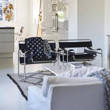 Plaid en laine Plus  - noir - Klippan Yllefabrik