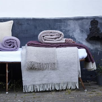 Plaid en laine Ralph - aubergine - Klippan Yllefabrik