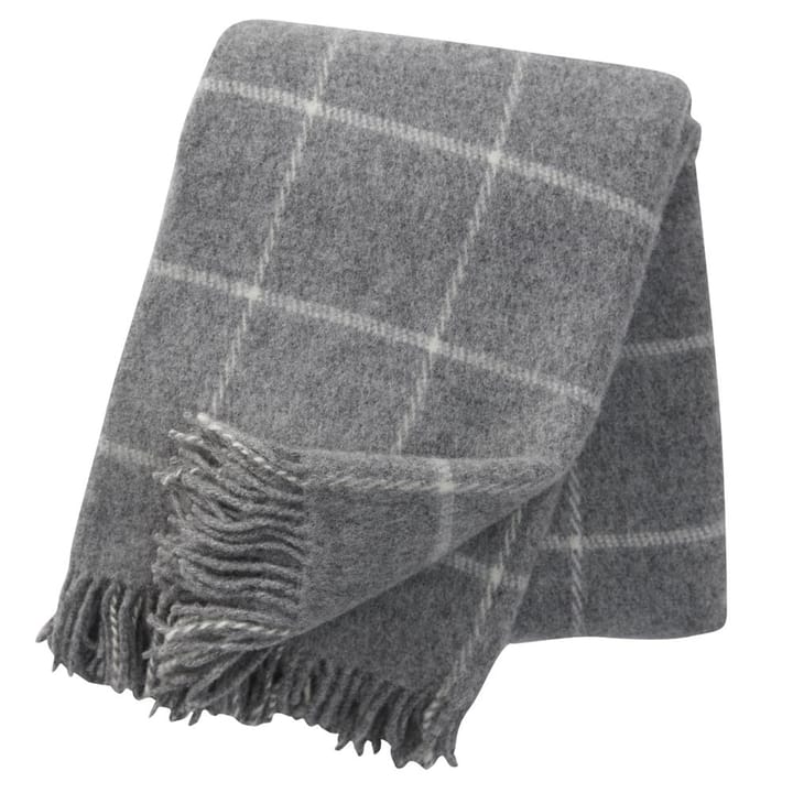 Plaid en laine Vinga - gris clair - Klippan Yllefabrik