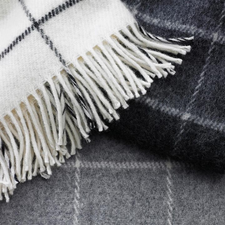 Plaid en laine Vinga - gris foncé - Klippan Yllefabrik