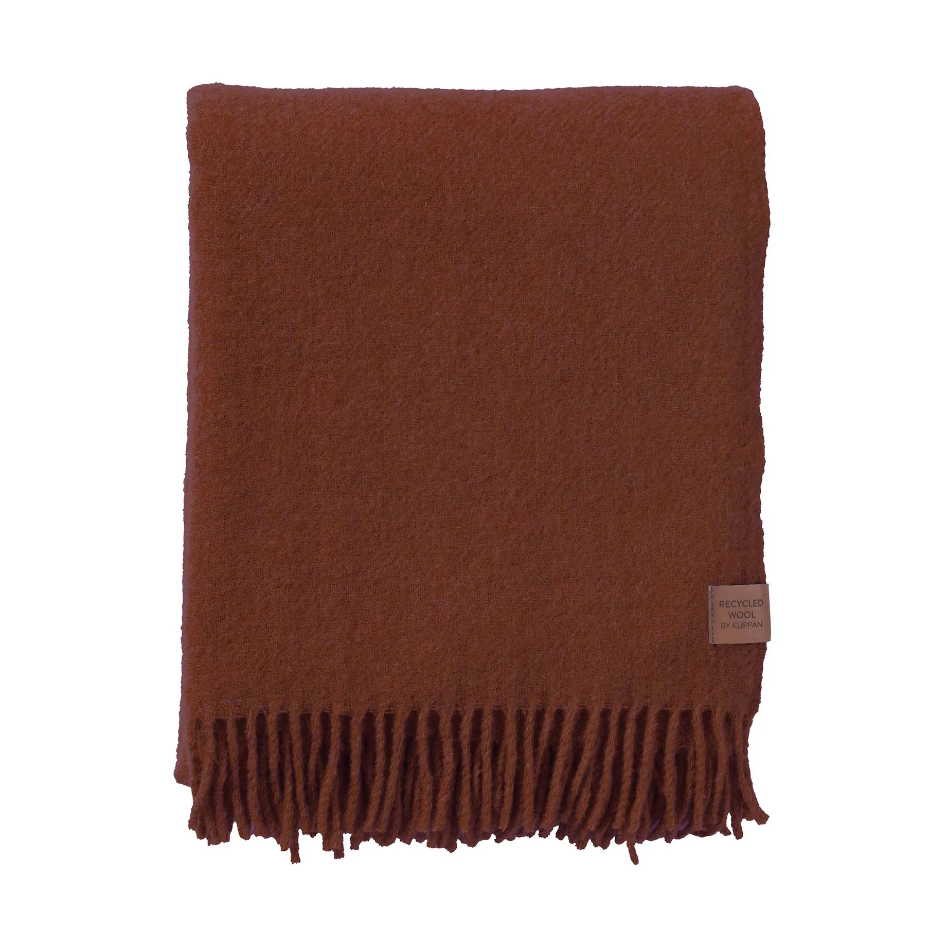 Plaid True en laine 130x200 cm, Rust Klippan Yllefabrik