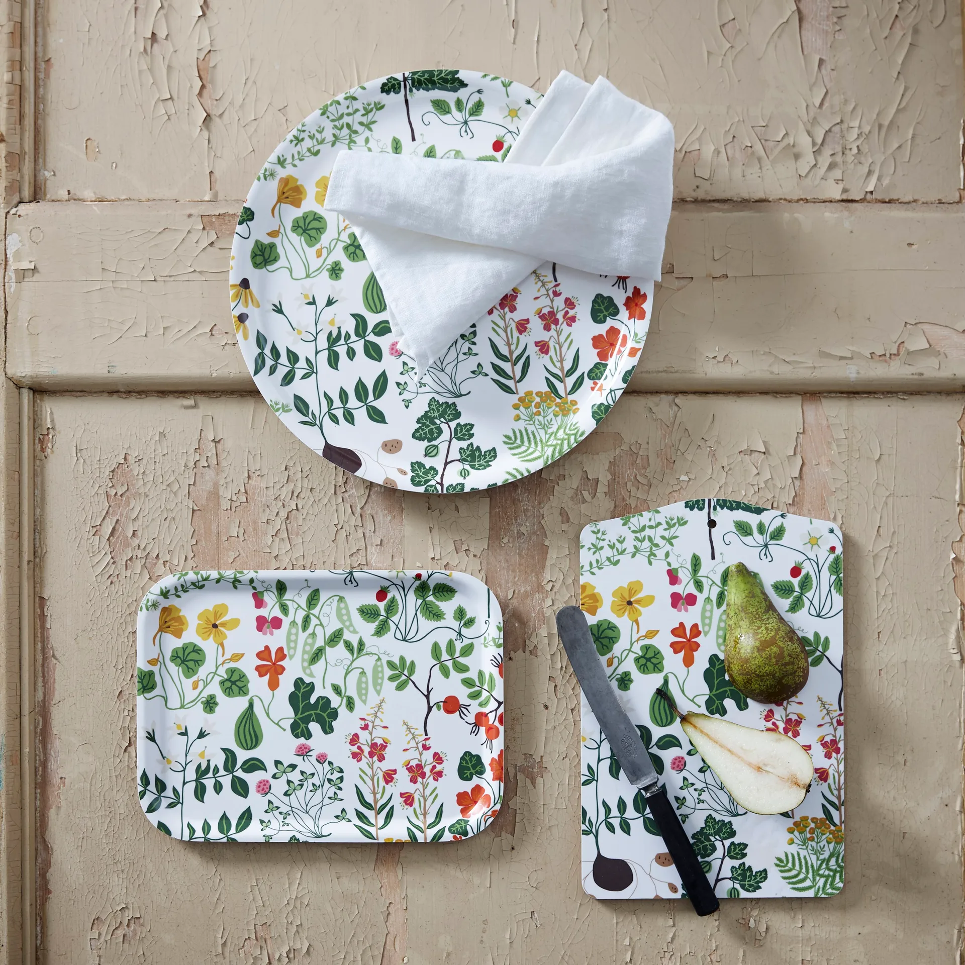 Planche à découper Leksand, Blanc Klippan Yllefabrik