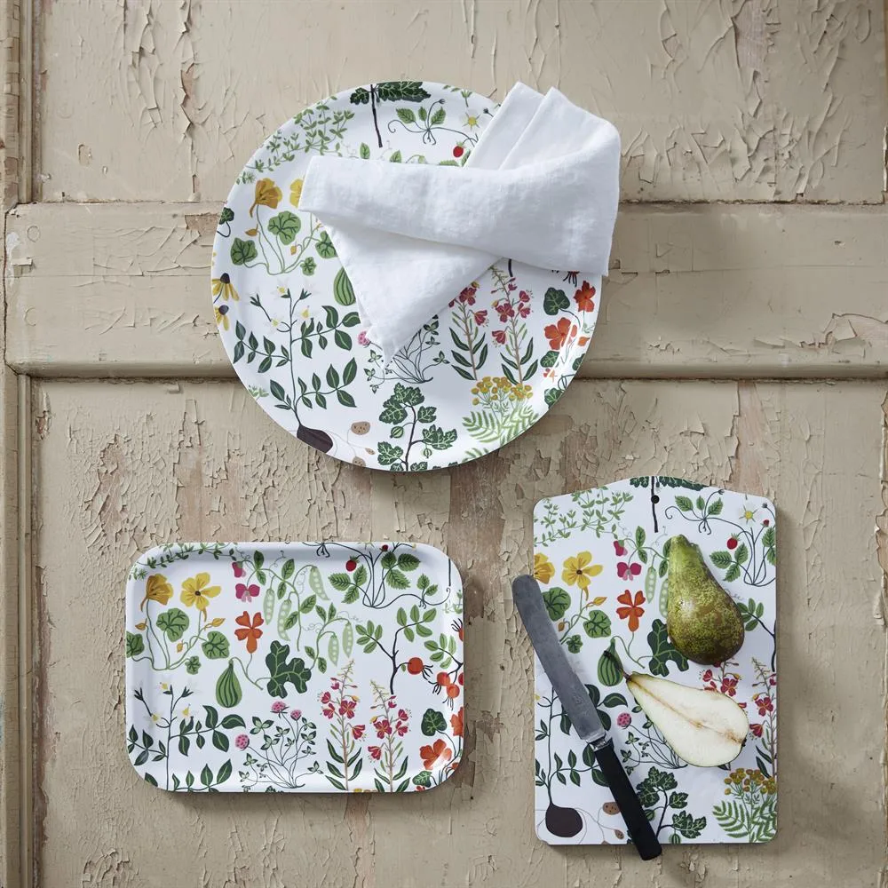 Plateau Leksand 20x27 cm, blanc Klippan Yllefabrik