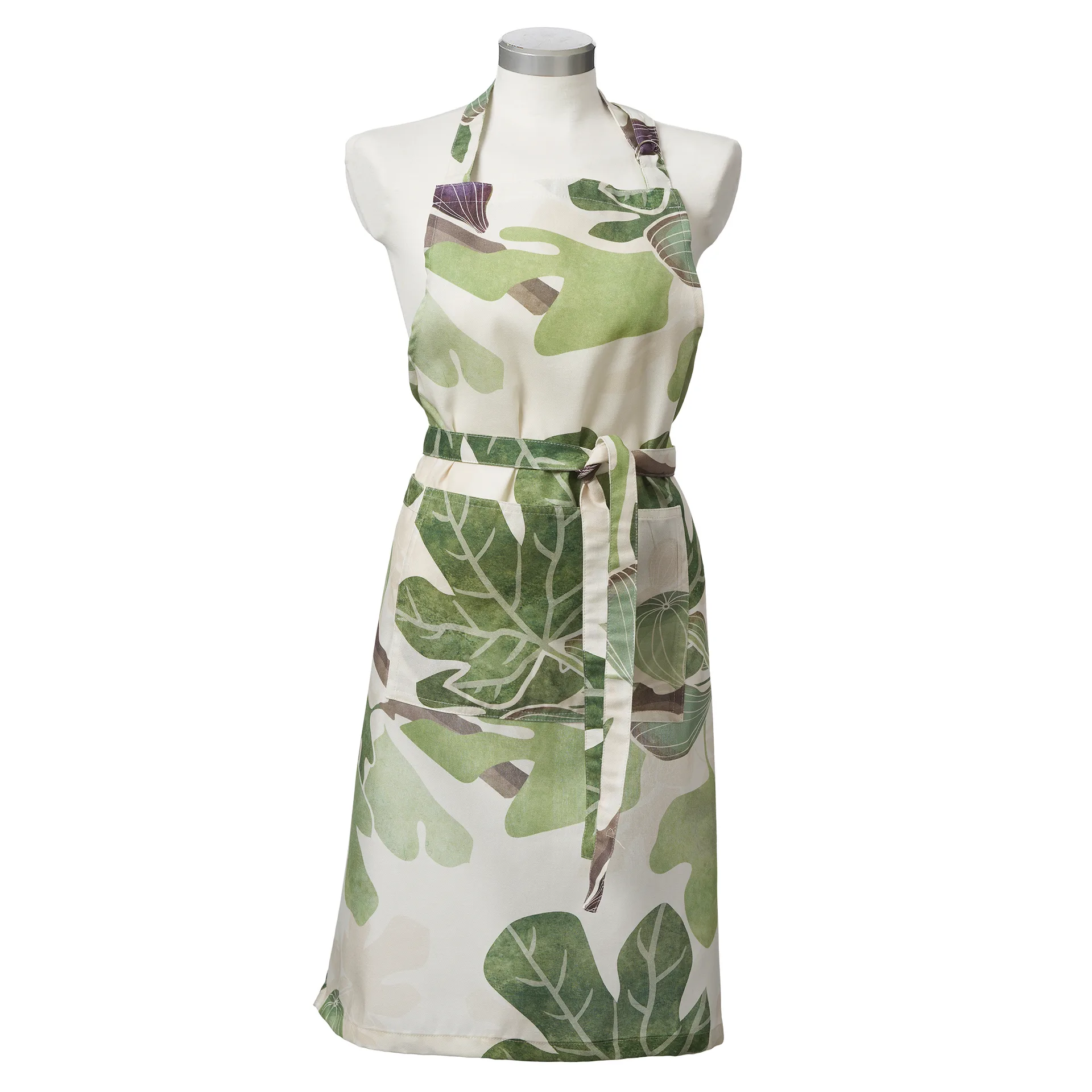 Tablier Figs, Vert-blanc Klippan Yllefabrik