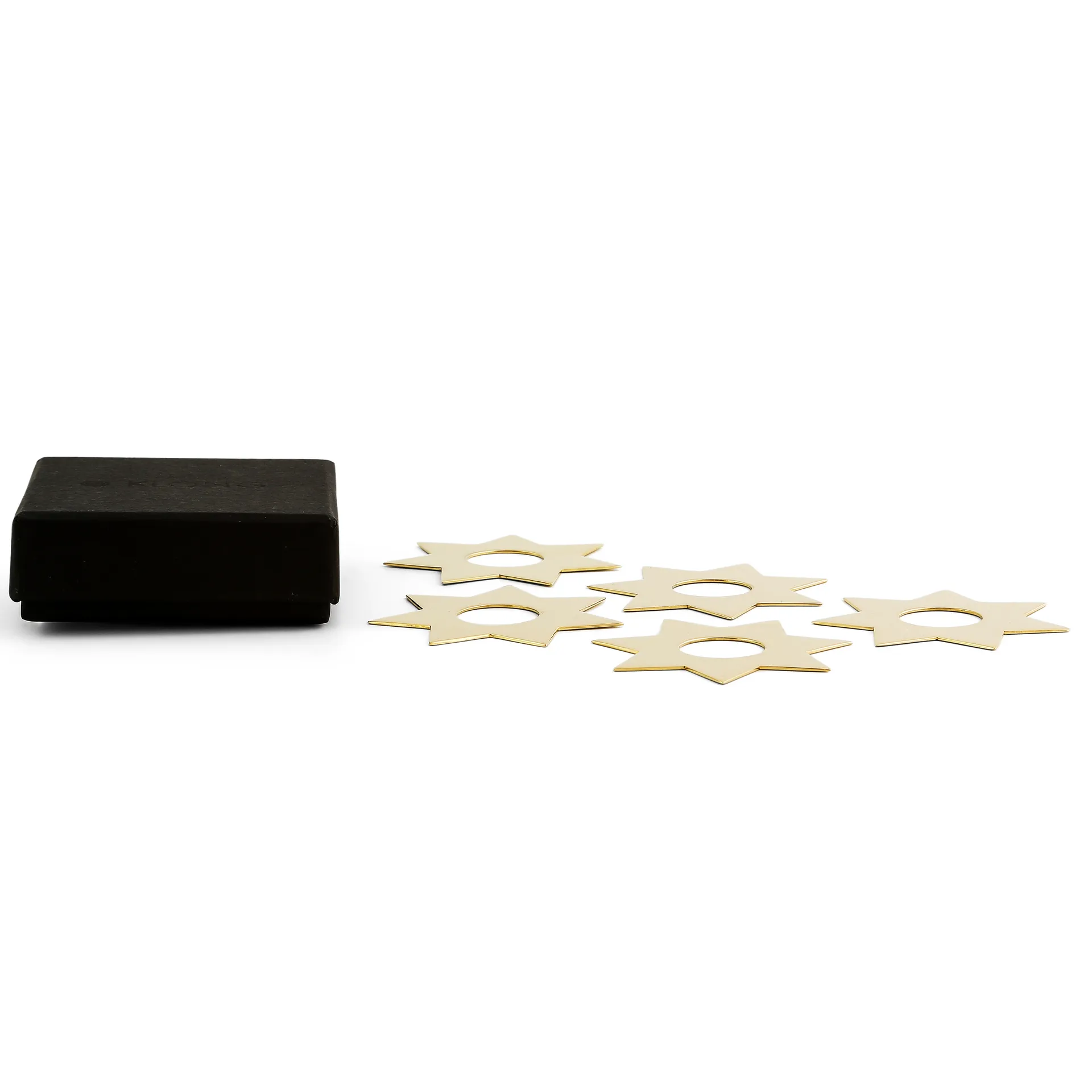 Accessoire pour bougie Constella étoiles Lot de 5, Laiton KLONG