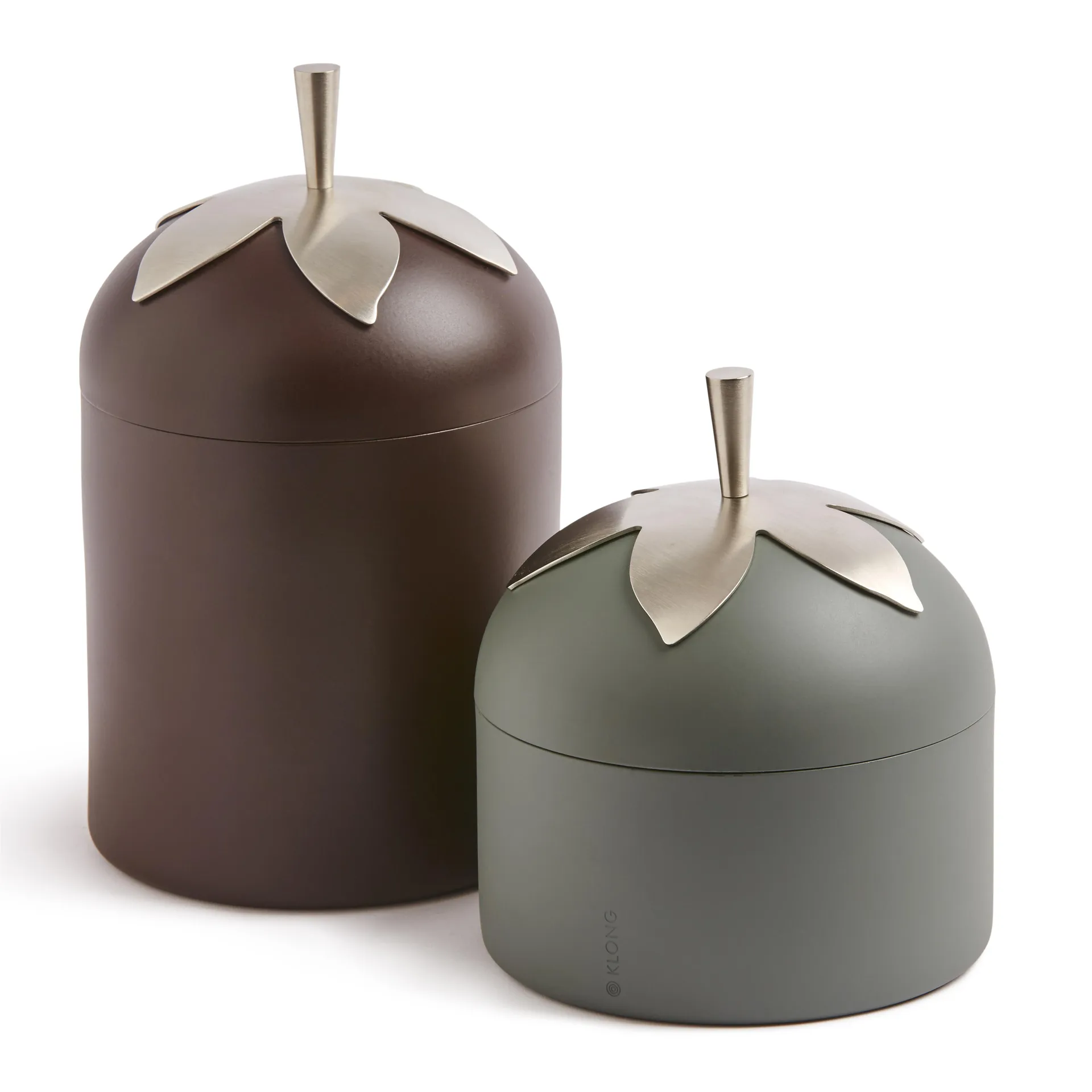 Boîte Blad, petit, gris KLONG