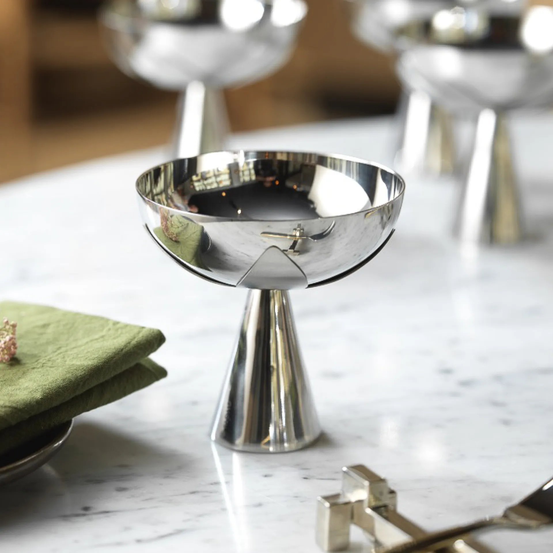 Bol de service Blad Ø11 cm, Acier inoxydable KLONG