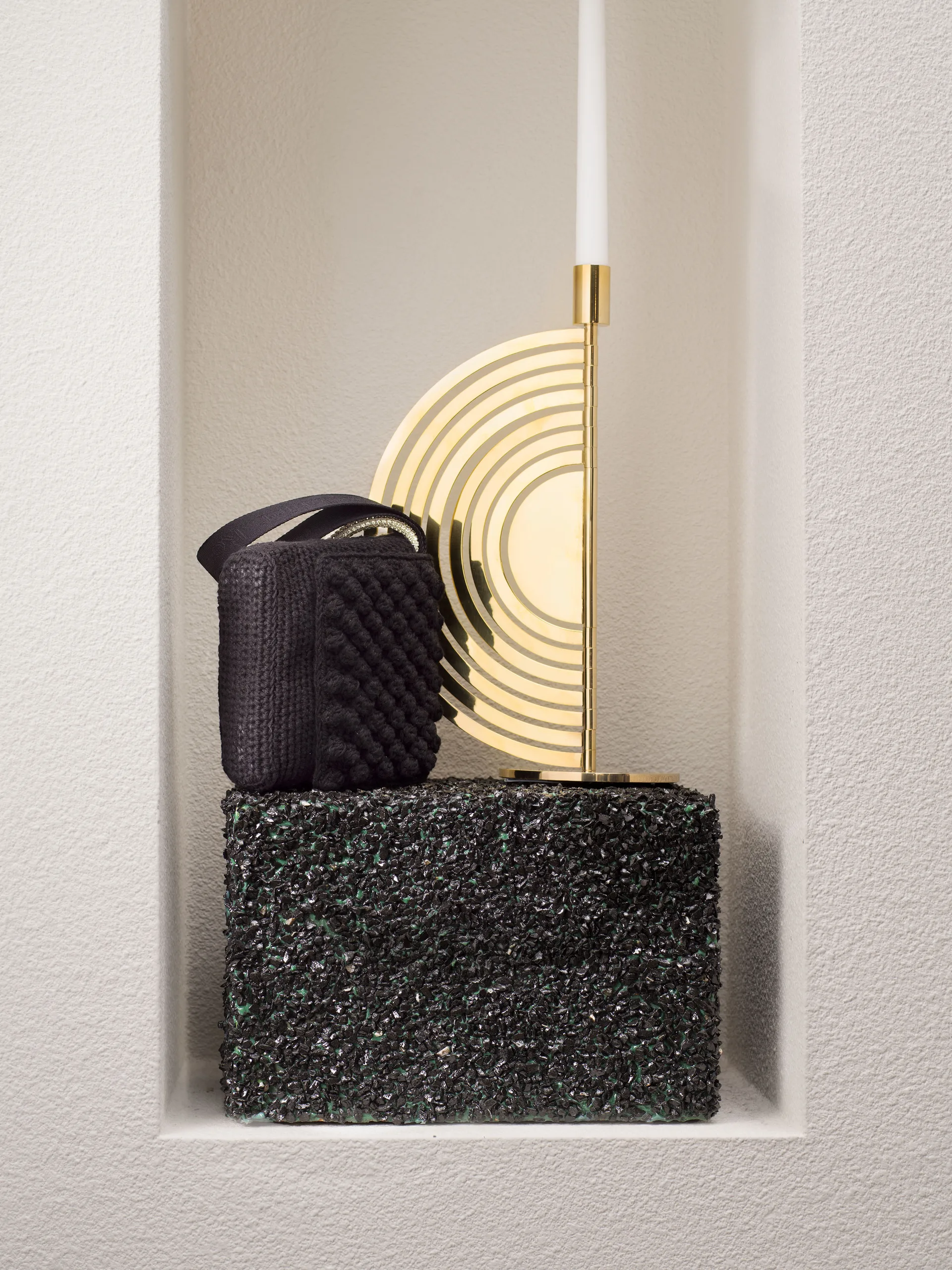 Bougeoir Cirkus Laiton, Medium KLONG