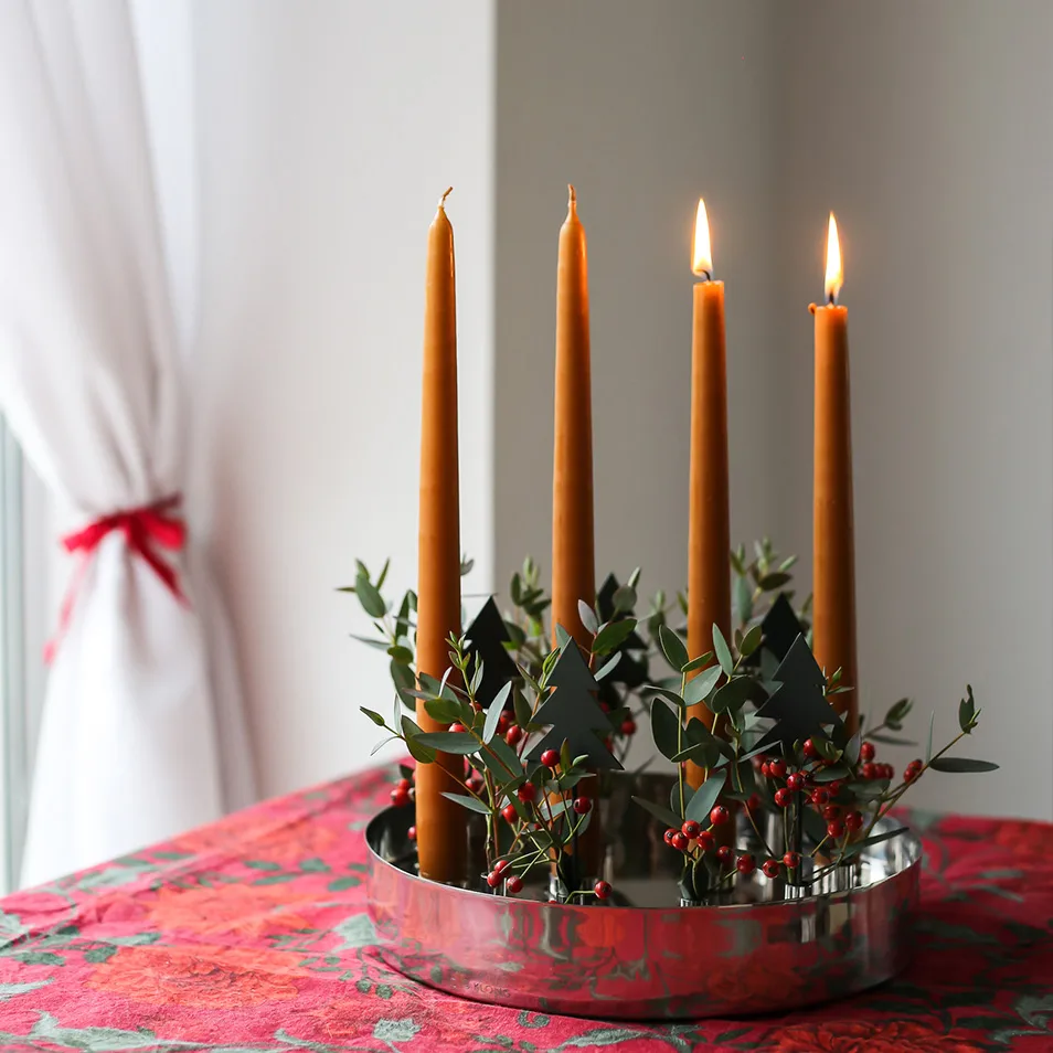 Bougeoir de l'avent Jubel, Silver KLONG