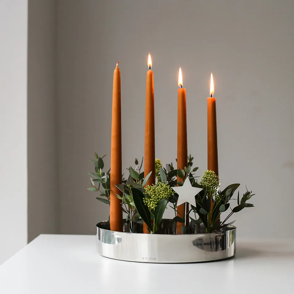 Bougeoir de l'avent Jubel, Silver KLONG