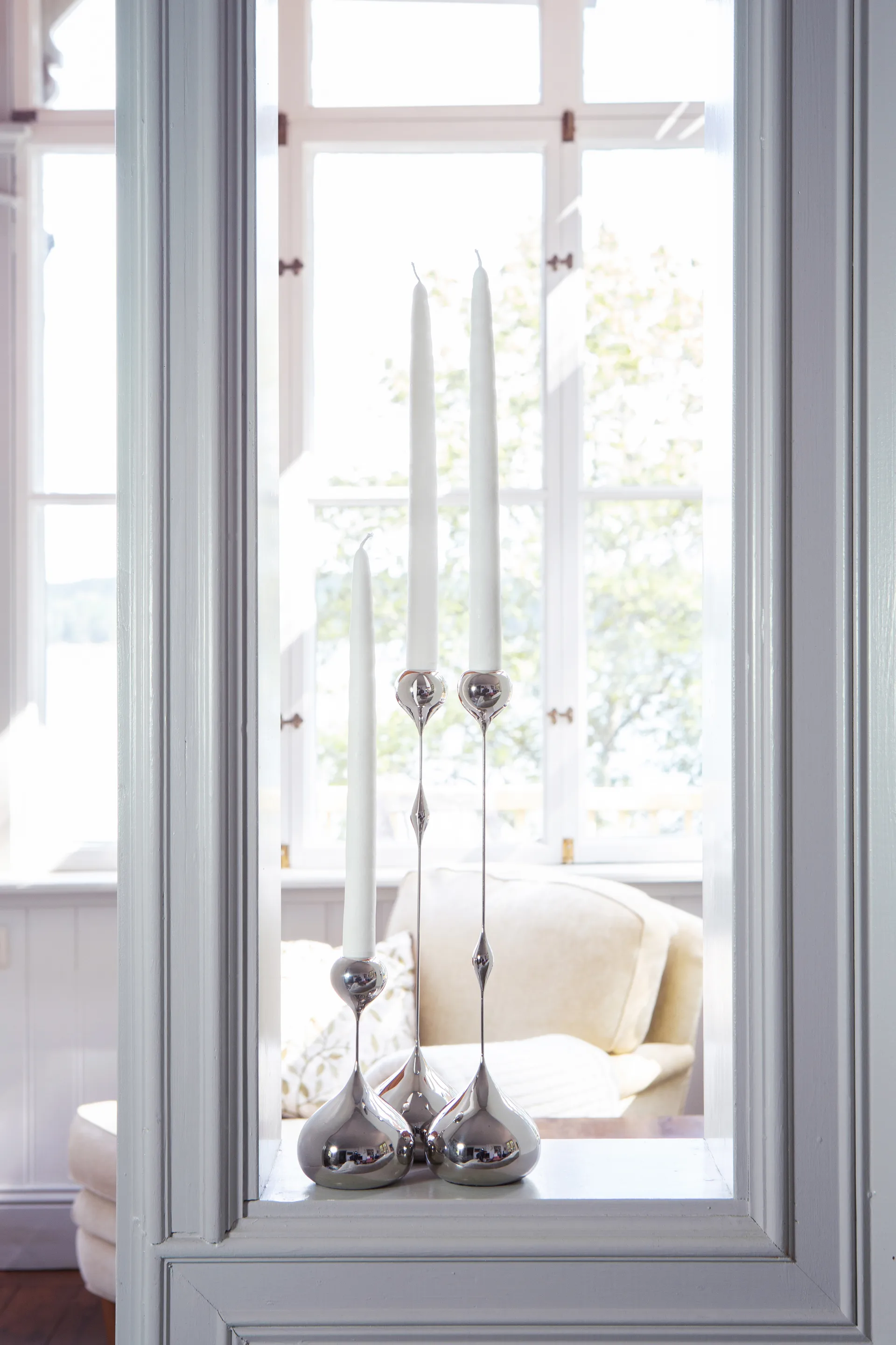 Bougeoir Tender petit, Nickel KLONG