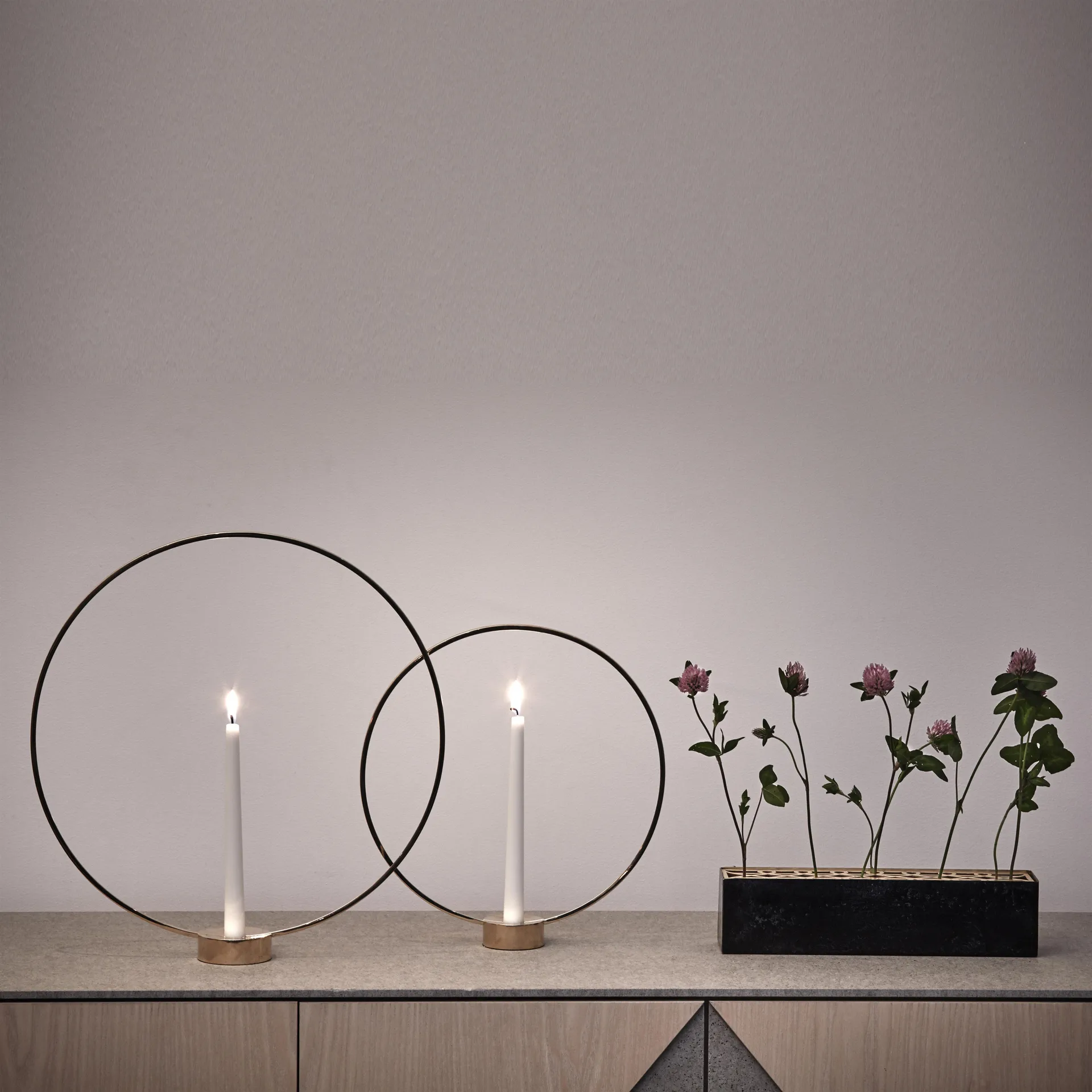 Chandelier Gloria, grand, laiton KLONG