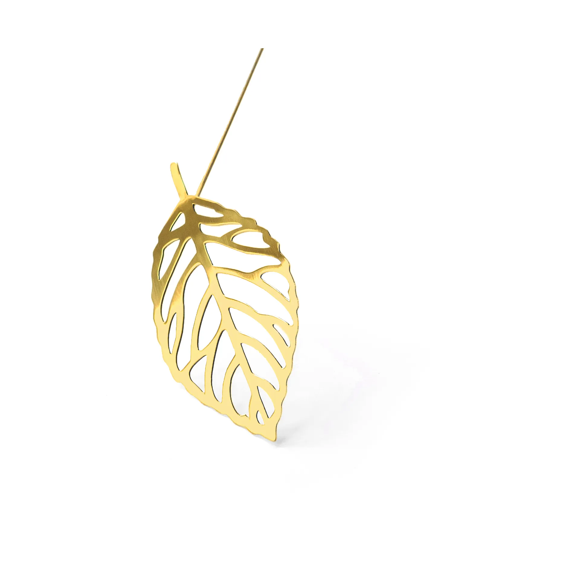 Décoration Brass Leaves, lot de 2, Wood KLONG