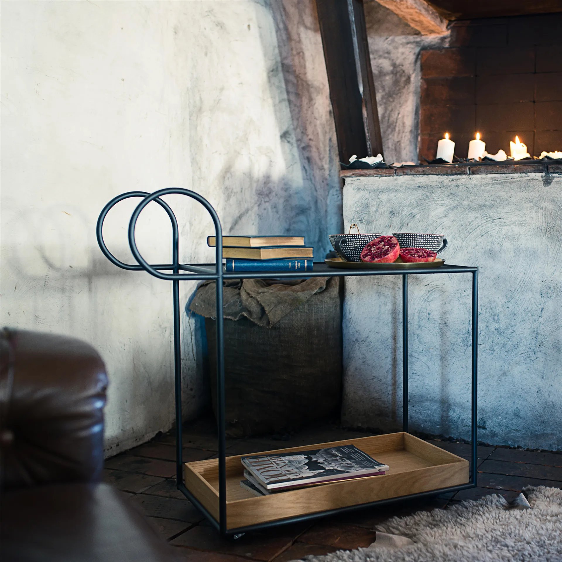 Desserte Julius, gris KLONG