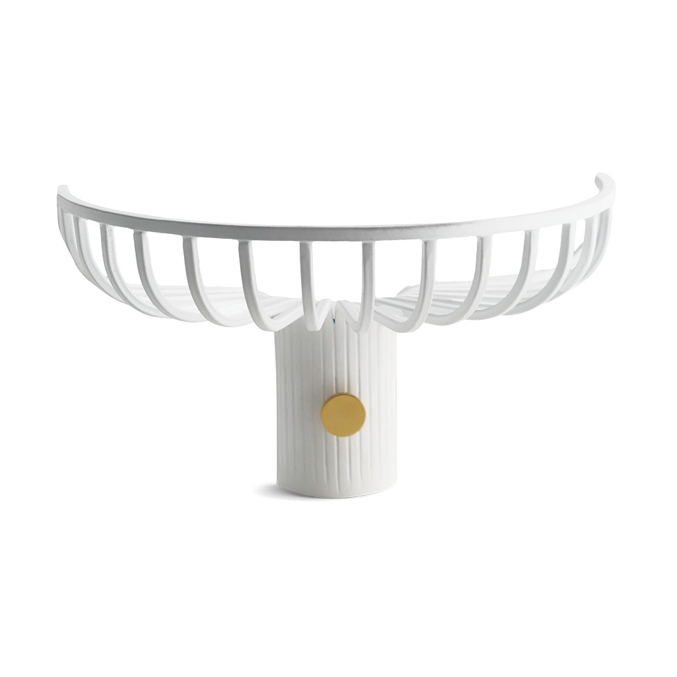 KLONG Étagère Lunett objects avec crochet Blanc | Design Scandinave | Patères & étagères | Blanc