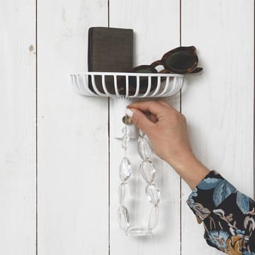Étagère Lunett objects avec crochet - Blanc - KLONG