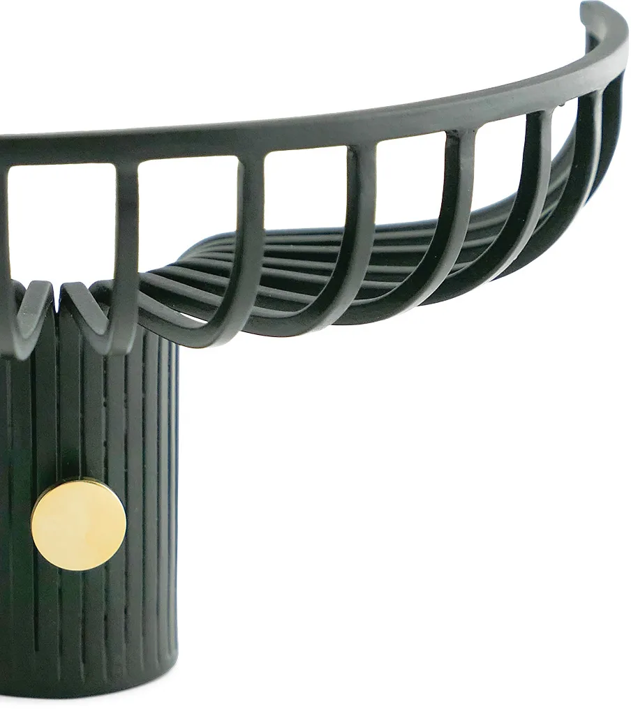 Étagère Lunett objects avec crochet, Noir KLONG