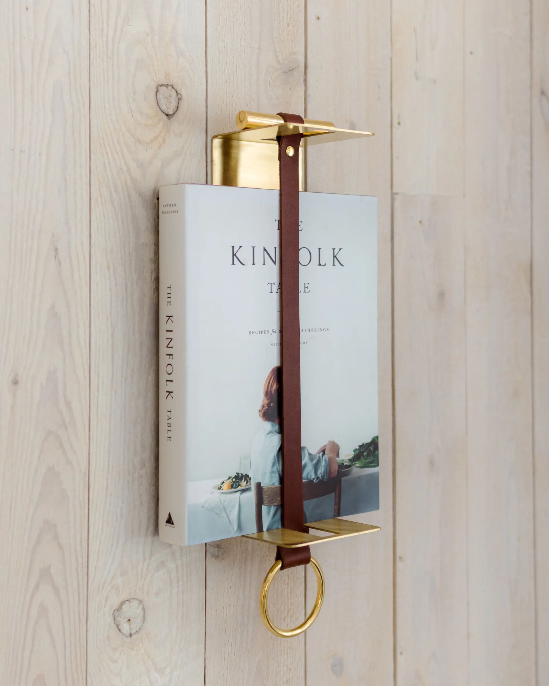 Étagère murale Strapp 10x33 cm, Brass KLONG