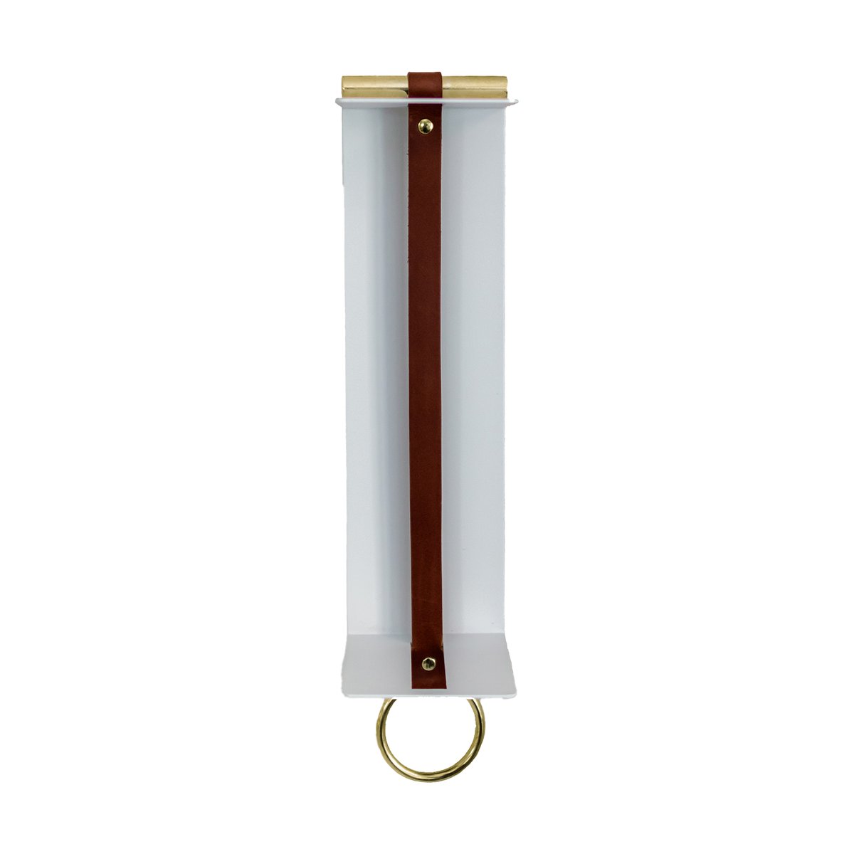 KLONG Étagère murale Strapp 10x33 cm White | Design Scandinave | Étagères & systèmes de rayonnage | Blanc