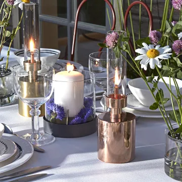 Lampe à l'huile Patina, mini - cuivre - KLONG