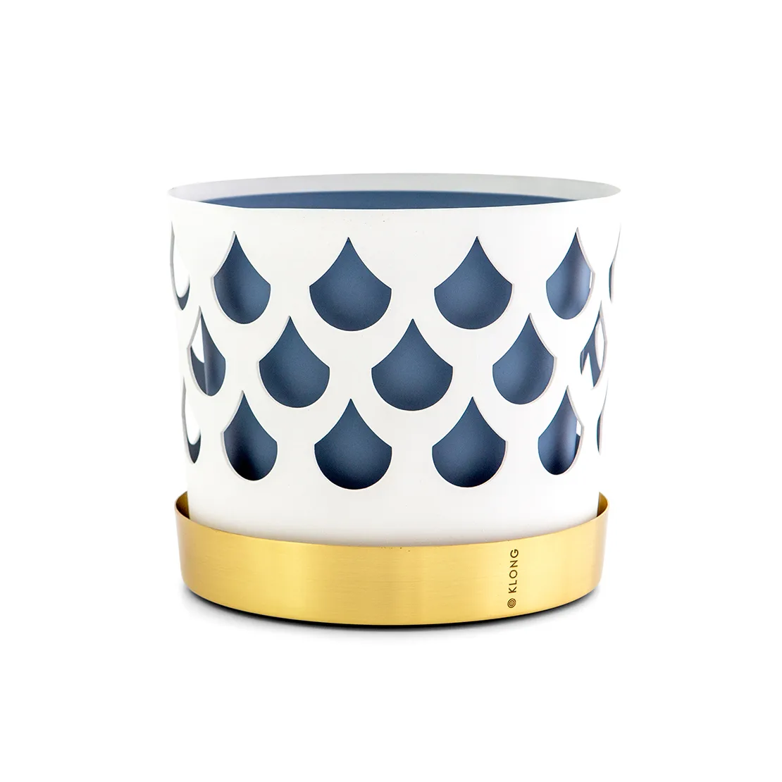 Pot Trio drop, entre Ø18 cm, Blanc KLONG