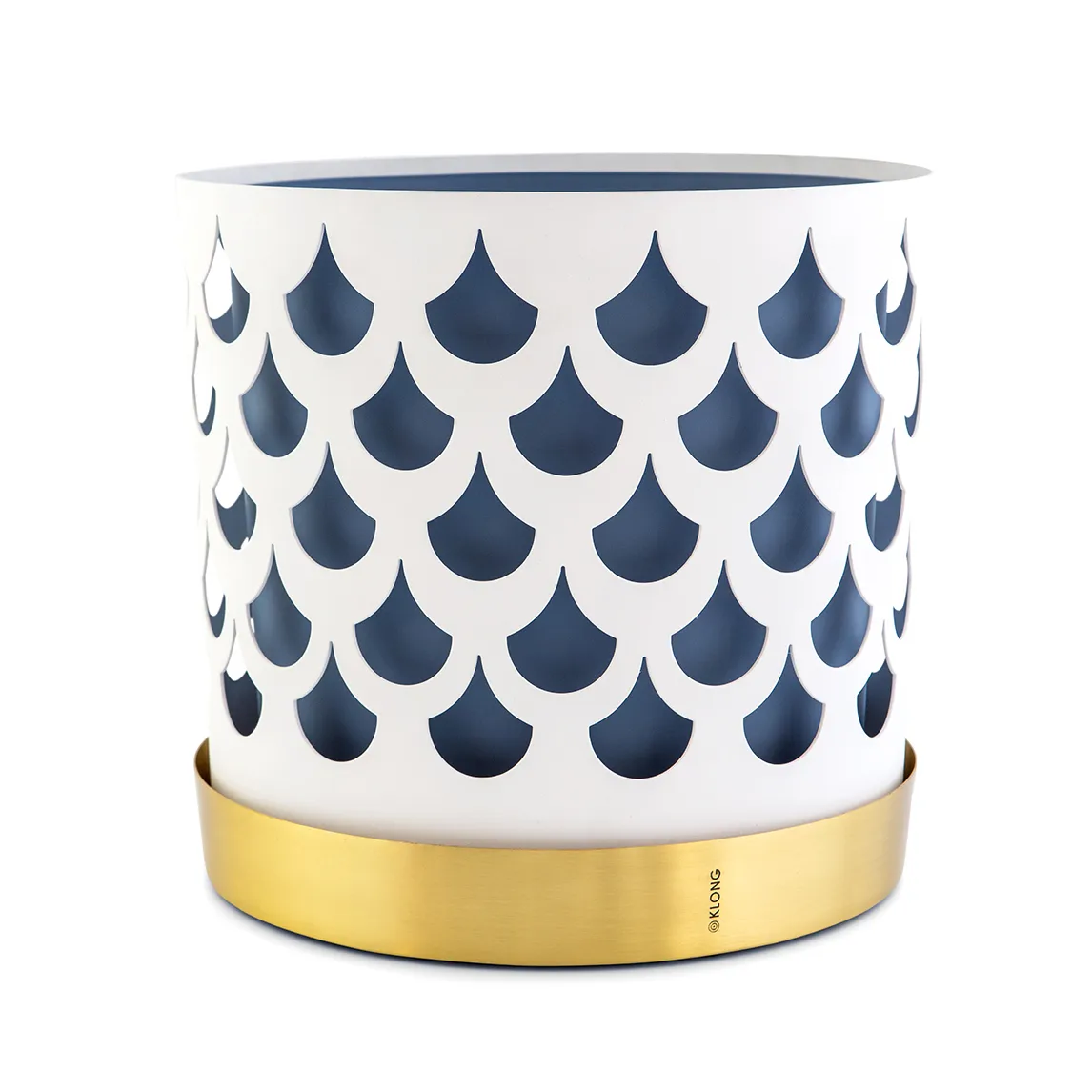 Pot Trio drop, grand Ø28 cm, Blanc KLONG