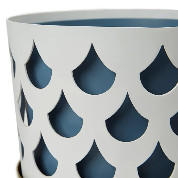 Pot Trio drop, grand Ø28 cm, Blanc KLONG