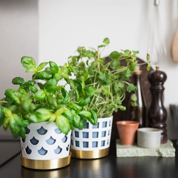 Pot Trio drop, Petit Ø12 cm - Blanc - KLONG