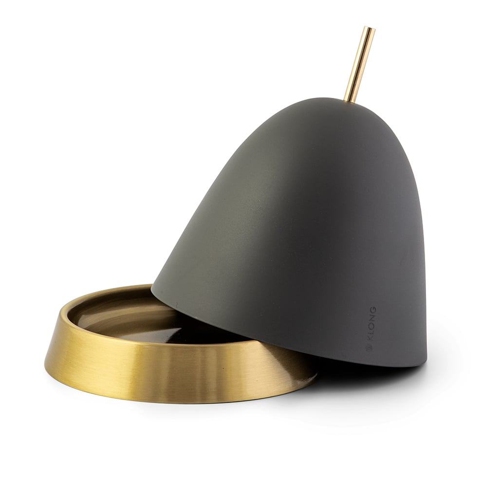KLONG Rangement Gömma moyen 16,5 cm Gris-laiton | Design Scandinave | Boites & bocaux | Gris