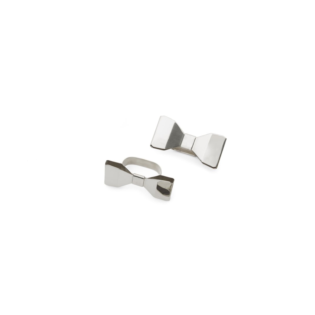 KLONG Ronds de serviettes Bowie lot de 2 Acier inoxydable