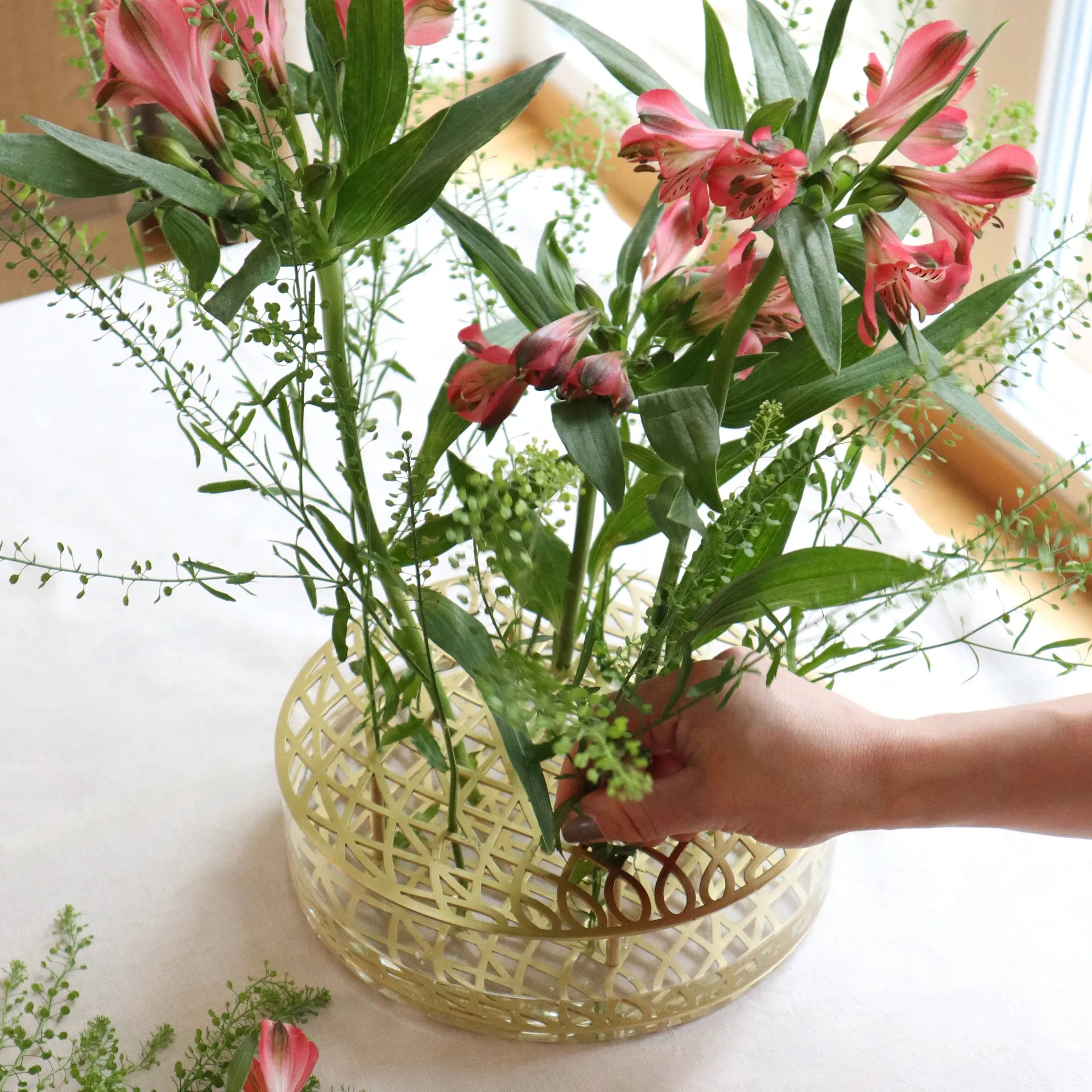 Vase Äng, modèle Optimum, Laiton KLONG