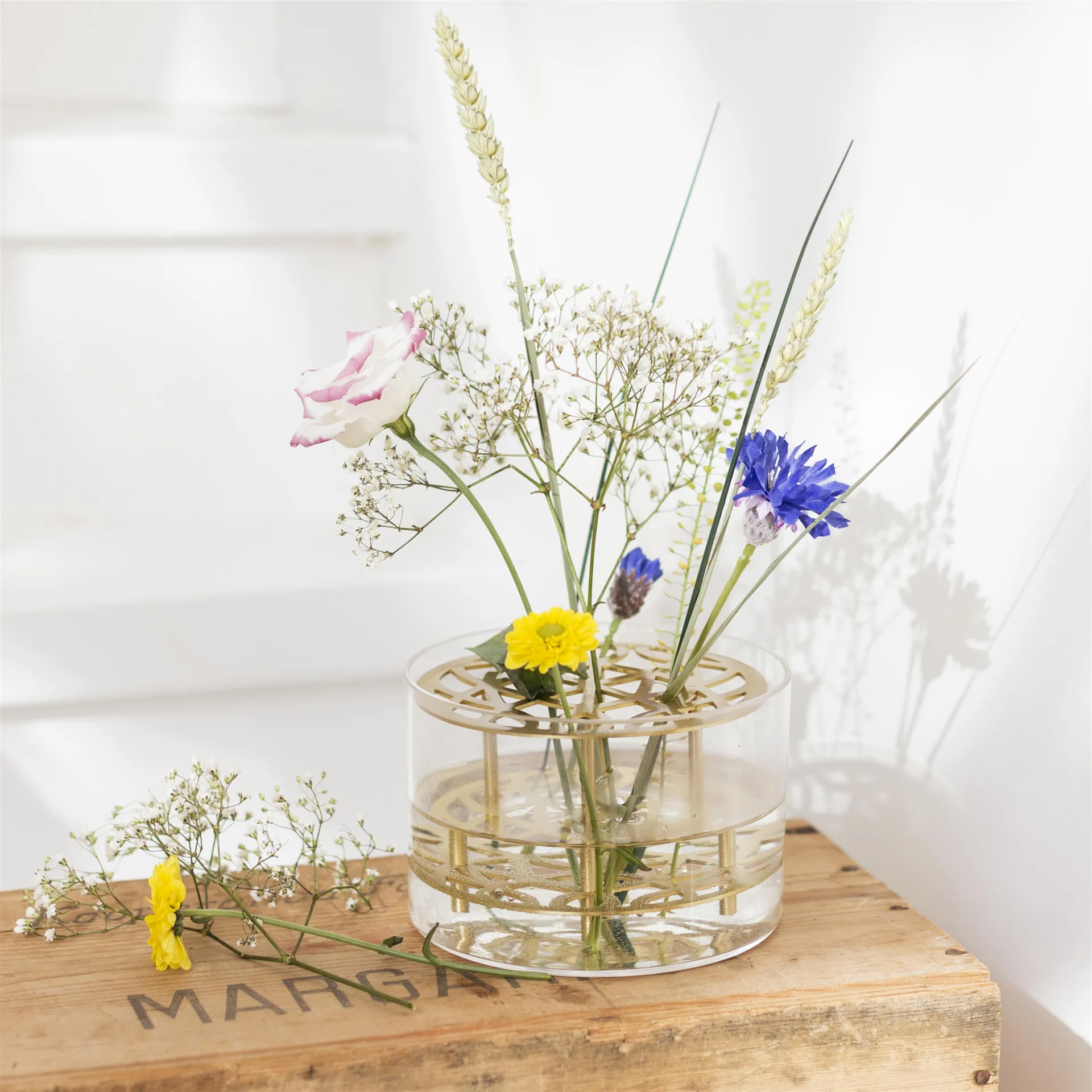 Vase Äng, petit, laiton KLONG