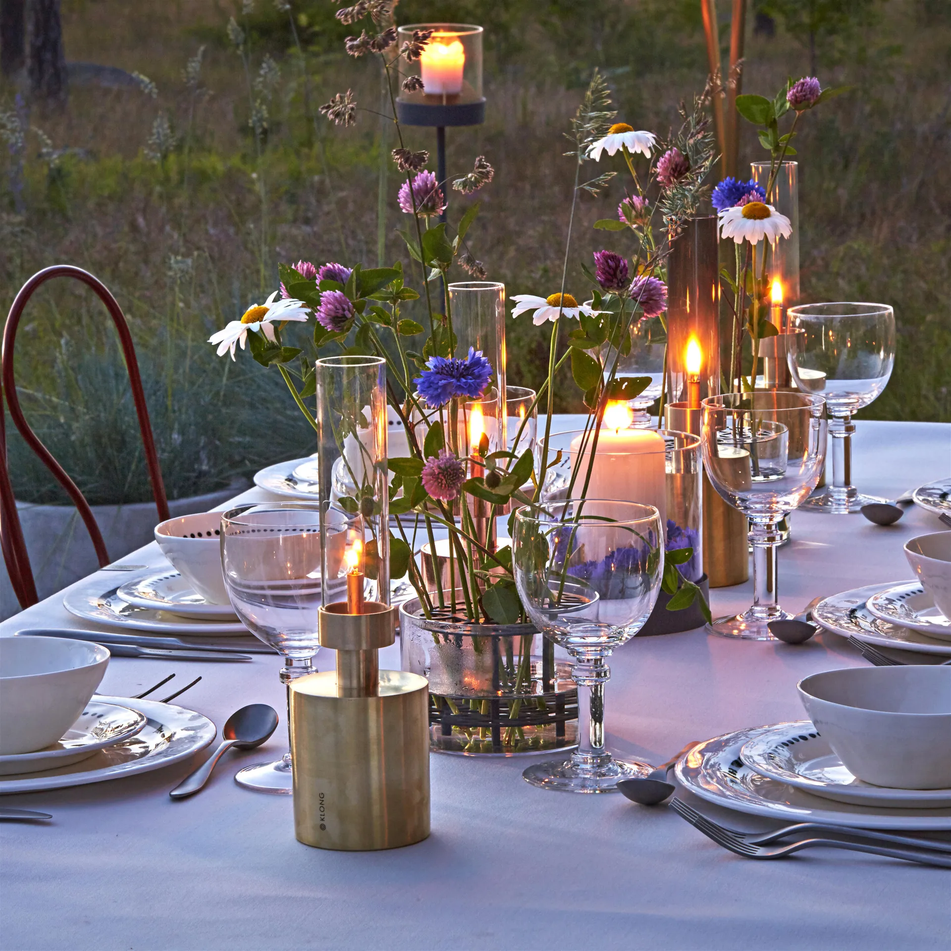 Vase Äng, petit, noir KLONG